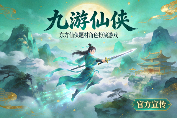 九游仙侠东方仙侠题材角色扮演游戏官方宣传图
